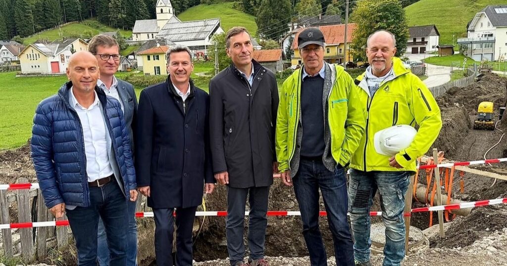 Start f&uuml;r das Wildbachprojekt am Liputznikbach in Zell/Sele